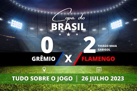 flamengo x gremio placar 2023